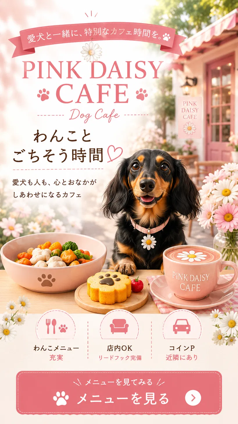 ドッグカフェLPのデモ制作